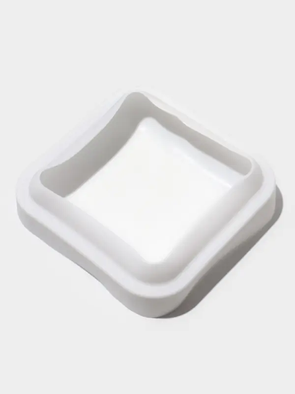 Форма для муссовых десертов и выпечки KONFINETTA &laquo;Квадро&raquo;, силикон, 18.5&times;5 см, белая