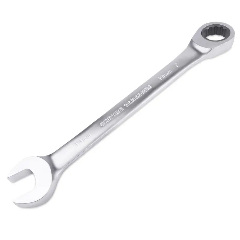 Набор ключей гаечных комбинированных трещоточных в пластике (8-19 мм) (11предметов) AVS K6N11P