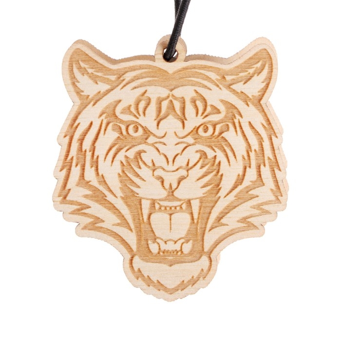 Подвеска автомобильная Grand Caratt Тигр, дерево, войлок Подвеска автомобильная Grand Caratt Тигр, дерево, войлок