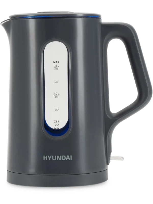 Чайник HYK-G4508 1,5л 1700Вт серый (стекло)