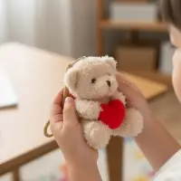 Мягкая игрушка на подвесе "Любимый медвежонок" 10 см