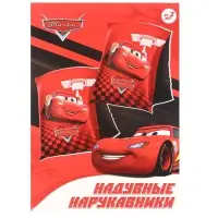 Нарукавники для плавания &laquo;Тачки&raquo; детские, 20&times;16 см, красный