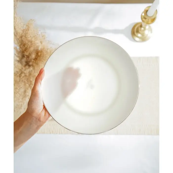 Тарелки глубокие SL Home &laquo;Каскарон&raquo;, 700 мл, d=20 см, набор 2 шт., костяной фарфор, белые