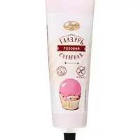 Глазурь сахарная розовая, 120 г