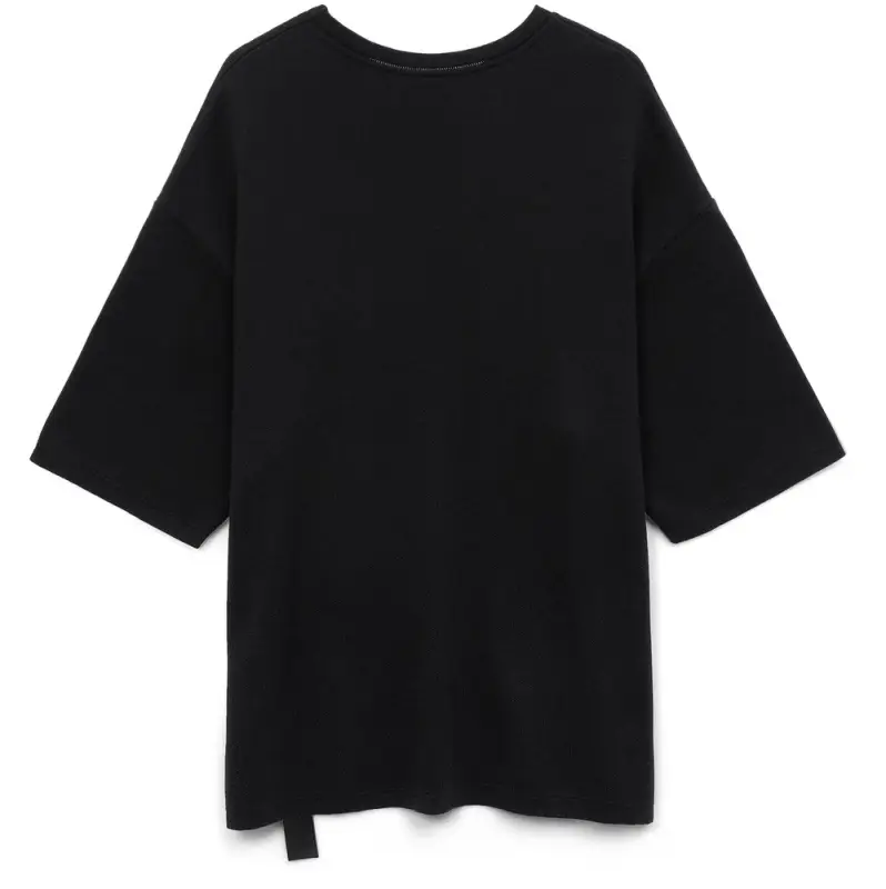 Джемпер с коротким рукавом Siluetti Volumica, черный, размер XS/S Джемпер с коротким рукавом Siluetti Volumica, черный, размер XS/S