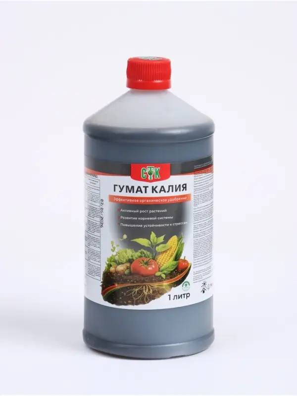 Удобрение &laquo;Гумат калия&raquo; с микроэлементами, &laquo;СТК&raquo;, 1 л