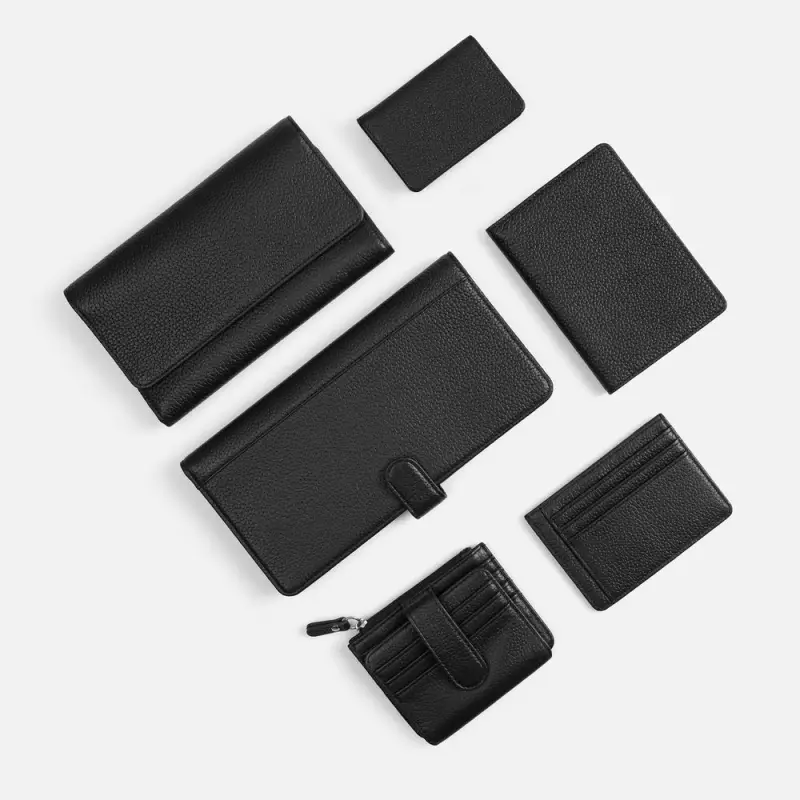 Обложка для паспорта Unison, черная Обложка для паспорта Unison, черная