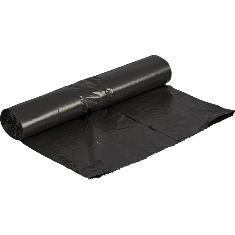 Мешки для мусора ПВД 50л 35мкм 25шт/рул черные 50х70см Luscan_СПБ