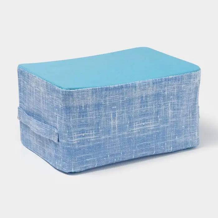 Кофр для хранения вещей Доляна &laquo;Ронда&raquo;, 30.5&times;24&times;16.5 см, голубой