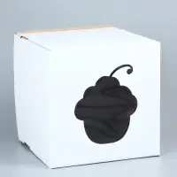 Коробка под торт с окном, &laquo;Пироженка&raquo;, белая, 30&times;30&times;30 см