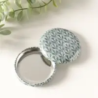 Шкатулка металл круглая "Геометрические рисунки" набор 12 шт 6,8х6,8х1,7 см