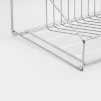 Сушилка для посуды с поддоном, 38.5&times;38.5&times;24 см, хром