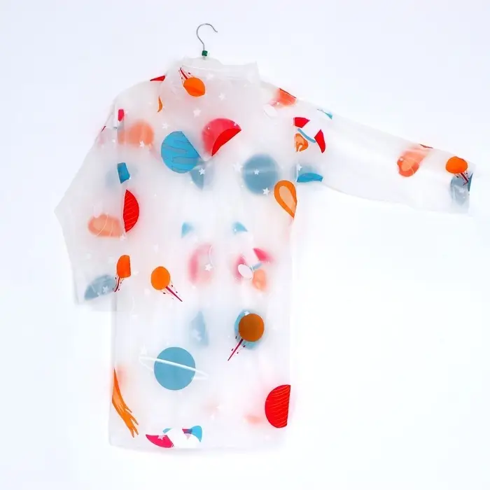 Дождевик детский &laquo;Космос&raquo;&lrm;, 125-155 см