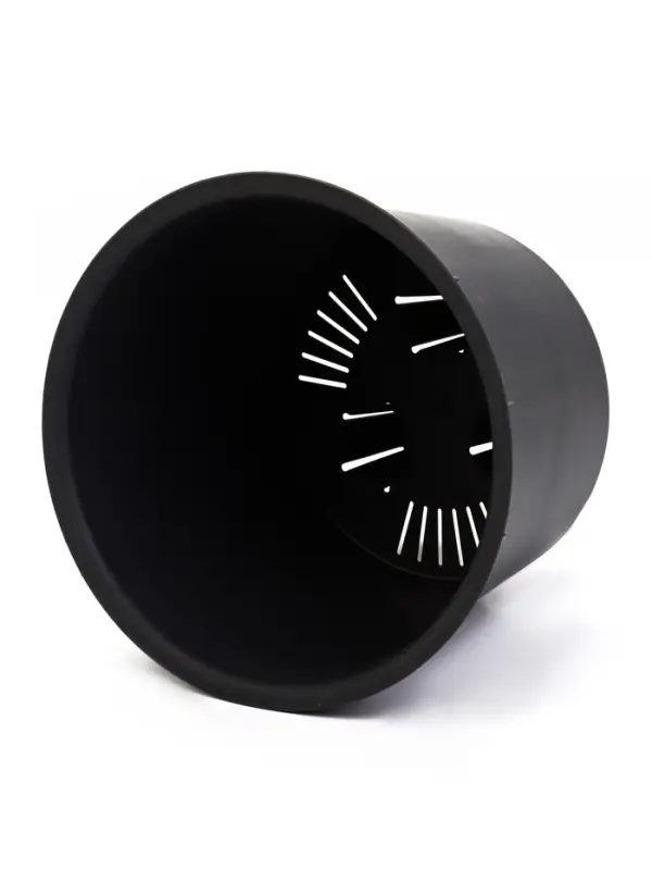 Кашпо со вставкой 3,7 л d22 см h20 см МИКРИТ серый слайн