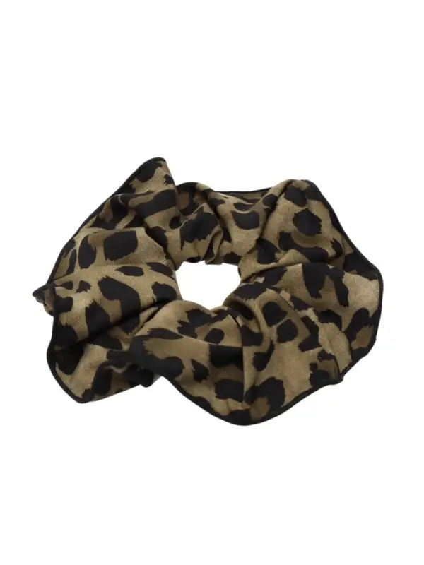Резинка для волос QF &laquo;Орбита гранд&raquo;, лео принт, 16 см