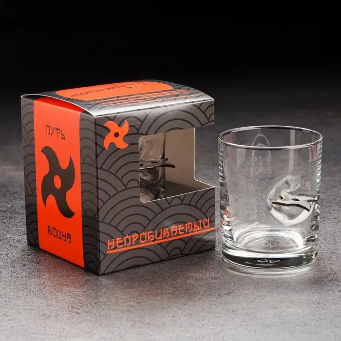 Стакан для виски непробиваемый &laquo;Путь воина&raquo;, 250 мл