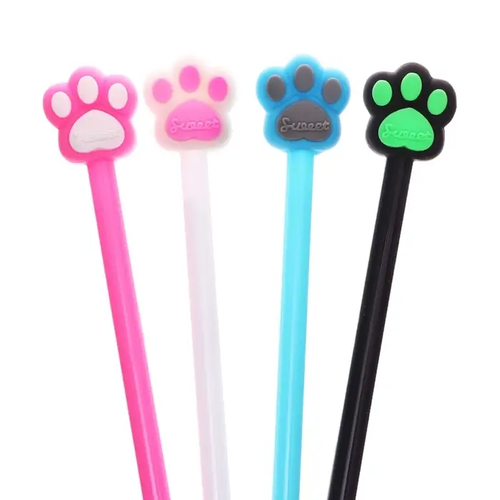 Ручка-прикол Calligrata &laquo;Кошачьи лапки&raquo;, синий стержень, гелевая, МИКС