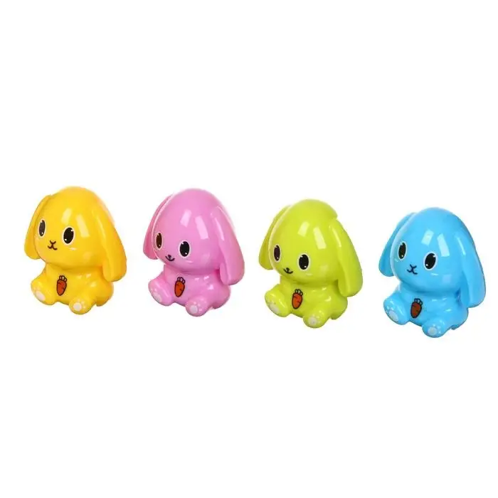 Точилка с контейнером «Зайка», МИКС Точилка с контейнером «Зайка», МИКС