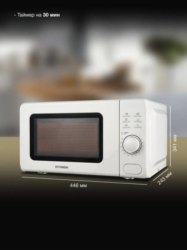 Микроволновая Печь HYM-D3035 20л. 700Вт белый