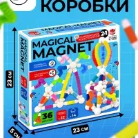 Конструктор магнитный UNICON &laquo;Развивающие трубы&raquo;, 36 деталей