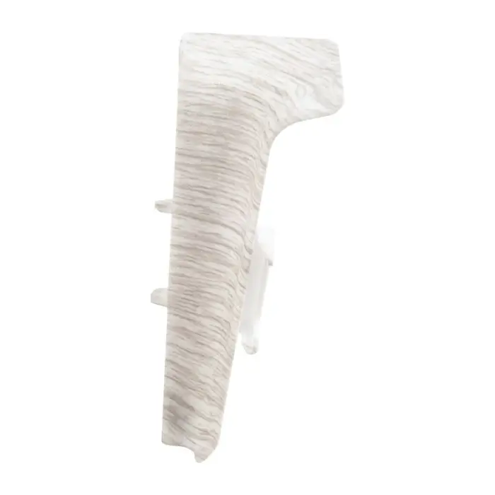 Угол внутренний для плинтуса «Деконика», 70 мм, цвет 265 клён патина