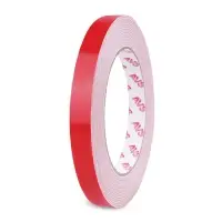 Лента клейкая двусторонняя AVS SCH-014 12 mm x 5 m вспененная основа (белая)