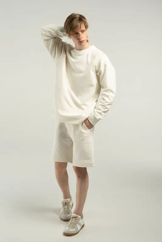 Свитшот унисекс S1, молочно-белый, размер XS/S Свитшот унисекс S1, молочно-белый, размер XS/S