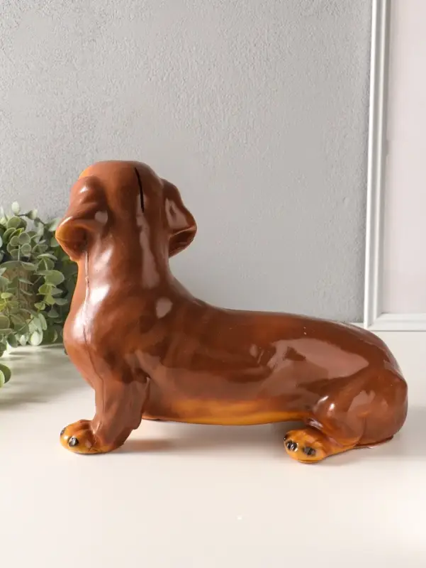 Копилка для денег полистоун &laquo;Собака Такса&raquo;, 25&times;43 см