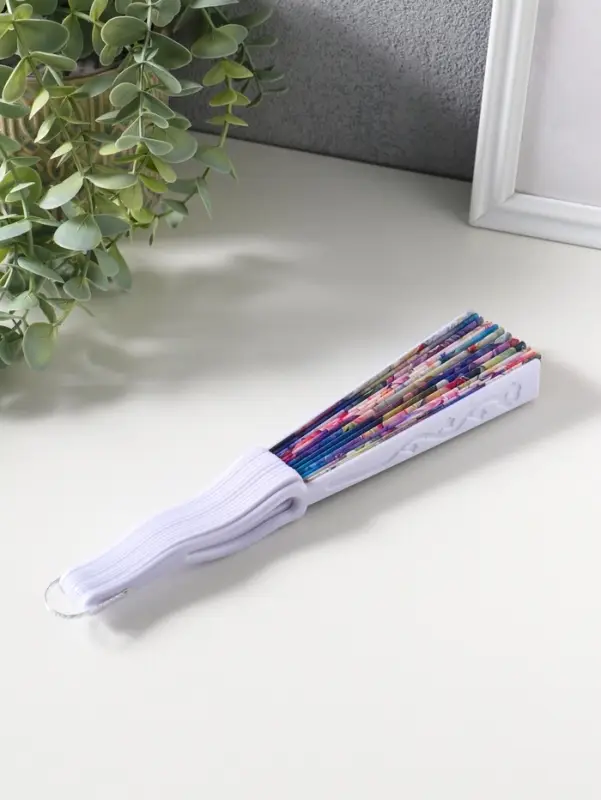 Веер складной &laquo;Пышные пионы и гортензии&raquo;, 22.5 см