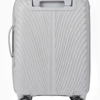 Чемодан на съёмных колёсах, 18", кодовый замок, 33&times;16&times;49 см, серый