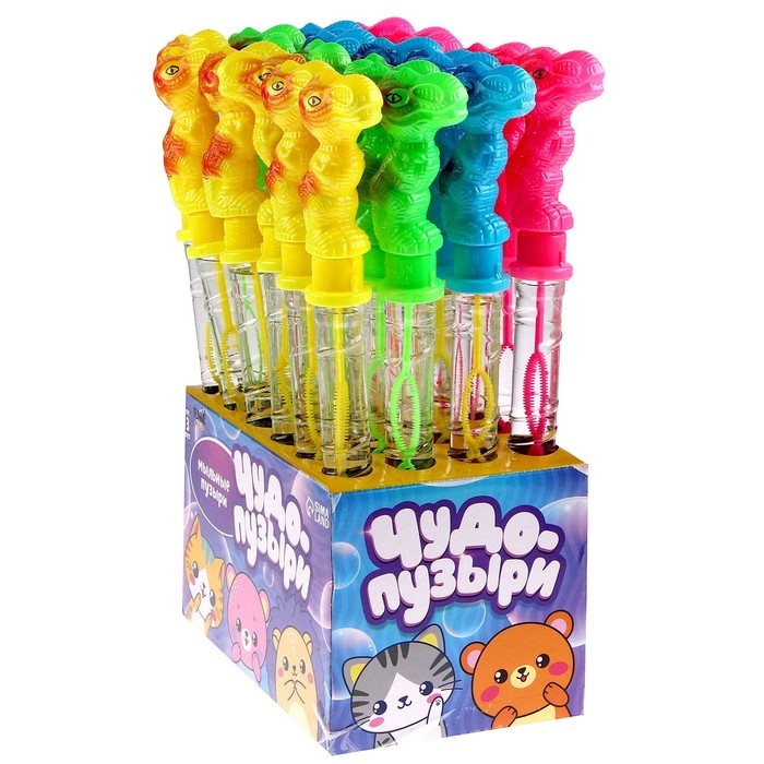 Мыльные пузыри «Динозавр», МИКС, 110 мл