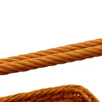 Корзина пластик 40 х 31 х 17 см, ручка17 см коричневый