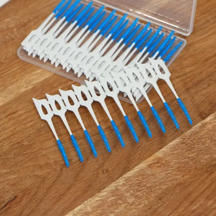 Зубочистки «Синтек», 24 шт, цвет синий Зубочистки «Синтек», 24 шт, цвет синий