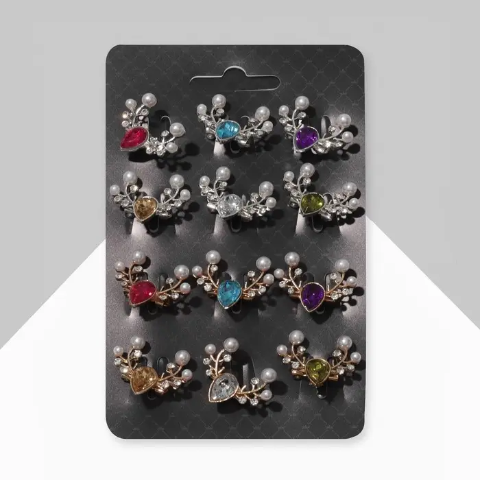 Брошь «Олень» жемчужные рога (неделимая фасовка 12 шт., цена за шт.), цвет МИКС Брошь «Олень» жемчужные рога (неделимая фасовка 12 шт., цена за шт.), цвет МИКС