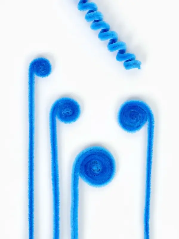 Синельная проволока набор 50 шт., бирюзовый, 30 см