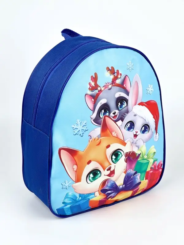 Рюкзак детский «Новогодние зверята», 33×25 см Рюкзак детский «Новогодние зверята», 33×25 см
