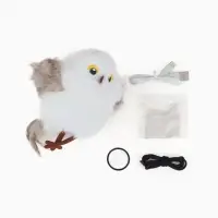 Интерактивная игрушка для животных &laquo;Воробей&raquo;, белая