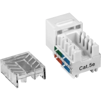 Модуль Keystone TWT TWT-OK45UTP/5E-WH RJ45, Cat.5E, UTP, 90 градусов, белый