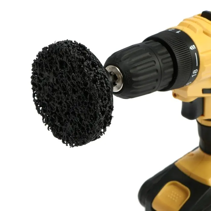 Набор кругов ТУНДРА, по нержавеющей стали, 2 коралловых, лепестковый, шлифовальный, 75 мм