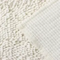 Коврик для дома LaDо́m, букли, плотность 1400 г, 50&times;80 см, белый