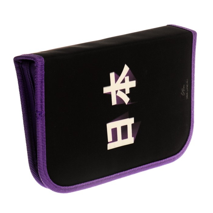 Пенал 1 секция 140 х 210 х 40 мм, откидной карман и косметичка, тканевый, Calligrata TOP Content Пенал 1 секция 140 х 210 х 40 мм, откидной карман и косметичка, тканевый, Calligrata TOP Content "Взгляд"