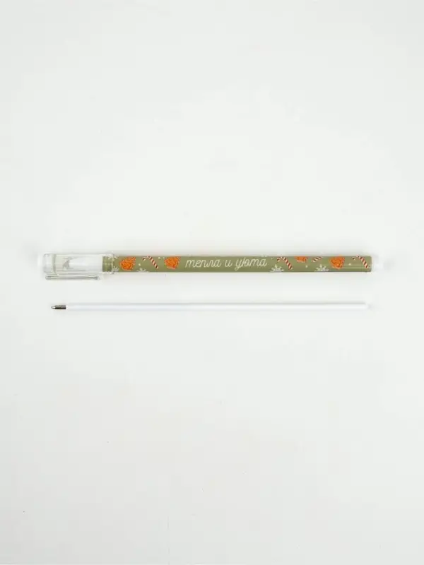 Набор блокнот на спирали, магнитные закладки 3 шт и ручка пластик  "Акварель"