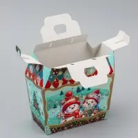 Коробка Новогодняя подарочная "Исполнения желаний" 19,5 х 17 х 11 см