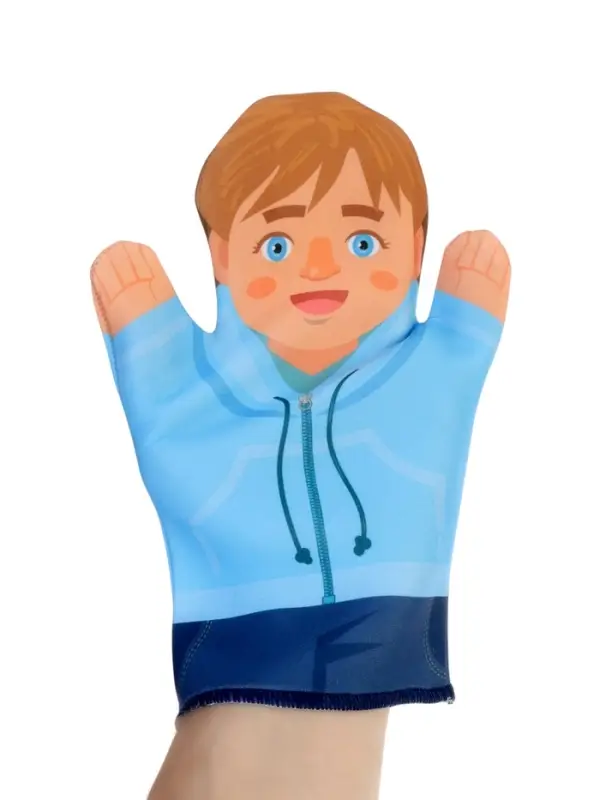 Домашний кукольный театр &laquo;Семья&raquo;, 7 кукол-перчаток