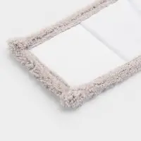 Насадка для плоской швабры Доляна &laquo;Пастель&raquo;, 42&times;12 см, микрофибра, 60 г, бежевая