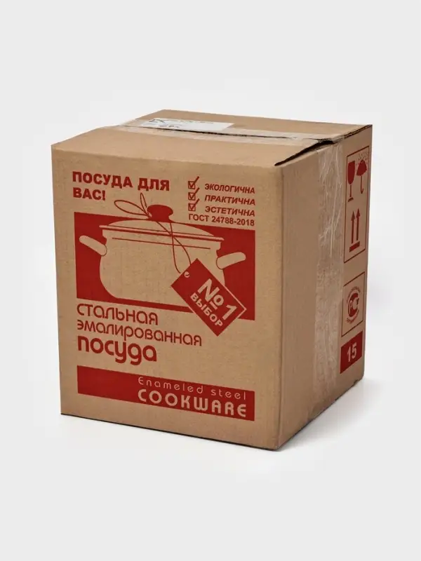 Кастрюля паровая 10л (белая)Манты