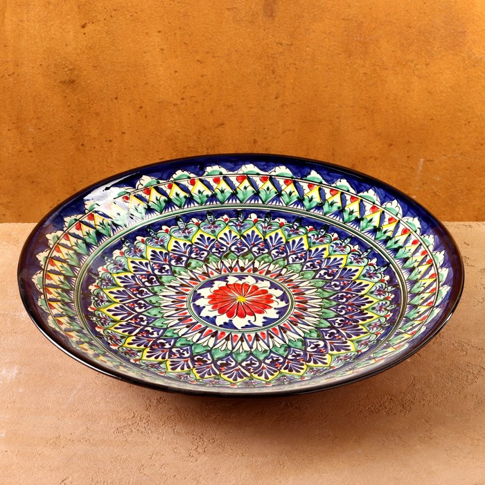 Ляган круглый Риштанская Керамика, 41см Ляган круглый Риштанская Керамика, 41см