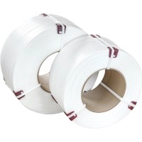 Стреппинг лента Полипропиленовая 12мм х 0,8 (2000 м.) Белая