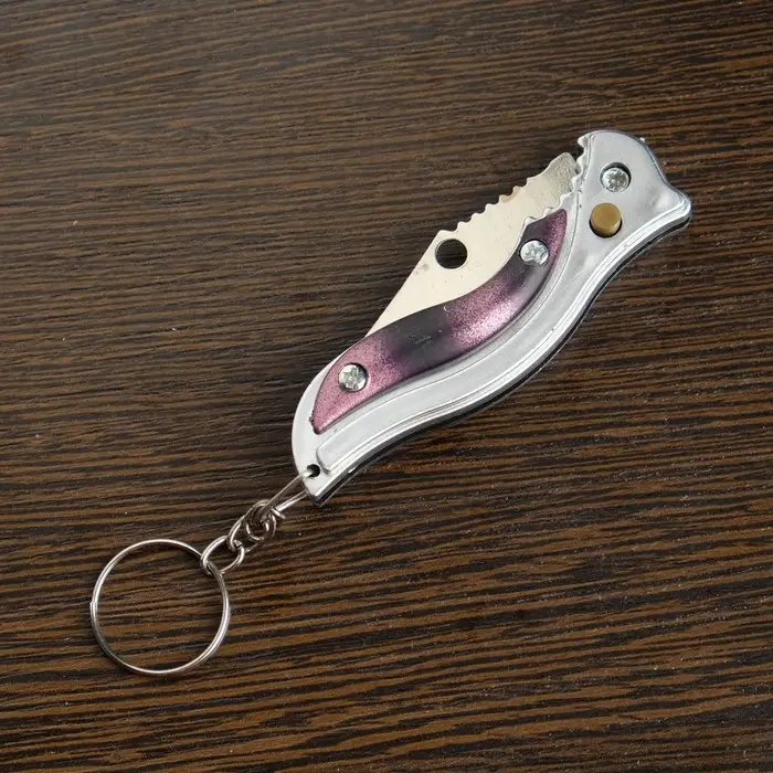 Нож перочинный складной Нож перочинный складной "Тигровый-2" 10,7см, клинок 45мм/1,2мм, микс