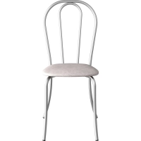 Стул для столовых UD_Вереск СМ7/6-05 карк сереб.металл, к/з серый К-03